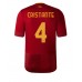 Cheap AS Roma Bryan Cristante #4 Home Football Shirt 2022-23 Short Sleeve